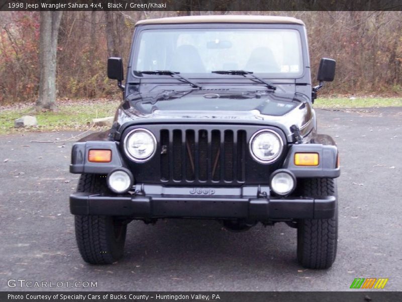 Black / Green/Khaki 1998 Jeep Wrangler Sahara 4x4
