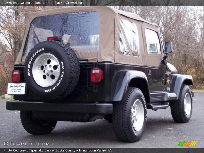 Black / Green/Khaki 1998 Jeep Wrangler Sahara 4x4