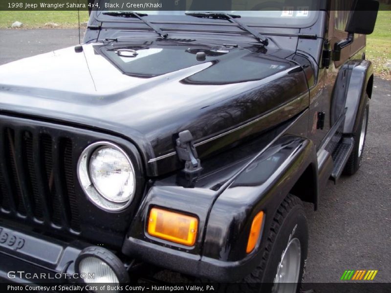 Black / Green/Khaki 1998 Jeep Wrangler Sahara 4x4