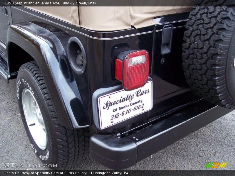 Black / Green/Khaki 1998 Jeep Wrangler Sahara 4x4