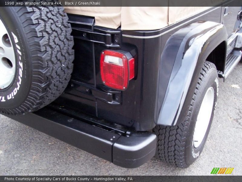 Black / Green/Khaki 1998 Jeep Wrangler Sahara 4x4