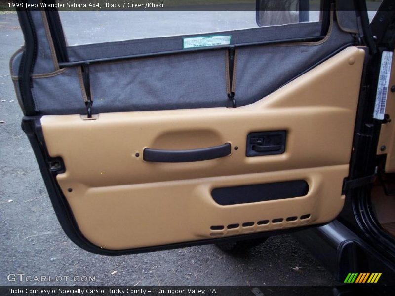 Black / Green/Khaki 1998 Jeep Wrangler Sahara 4x4