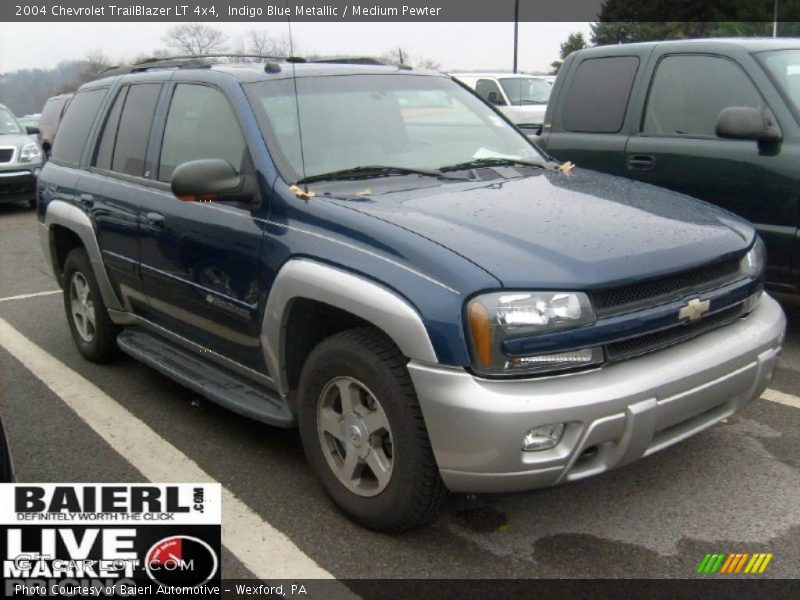 Indigo Blue Metallic / Medium Pewter 2004 Chevrolet TrailBlazer LT 4x4