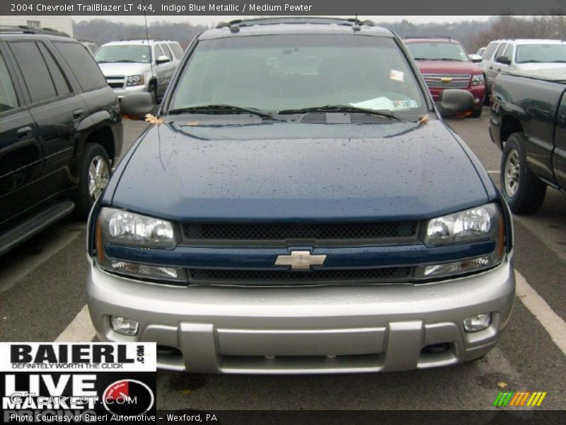 Indigo Blue Metallic / Medium Pewter 2004 Chevrolet TrailBlazer LT 4x4