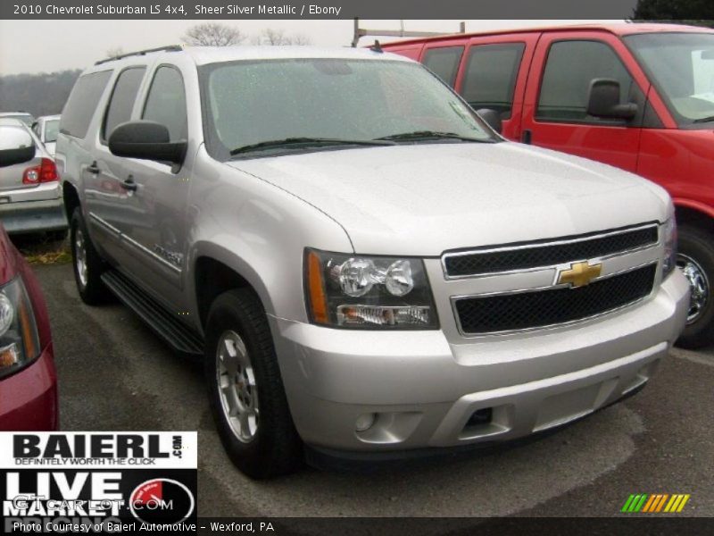 Sheer Silver Metallic / Ebony 2010 Chevrolet Suburban LS 4x4