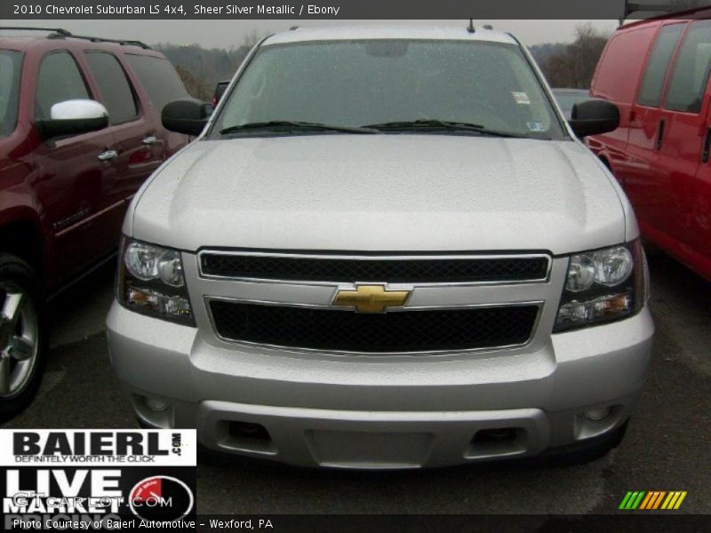 Sheer Silver Metallic / Ebony 2010 Chevrolet Suburban LS 4x4