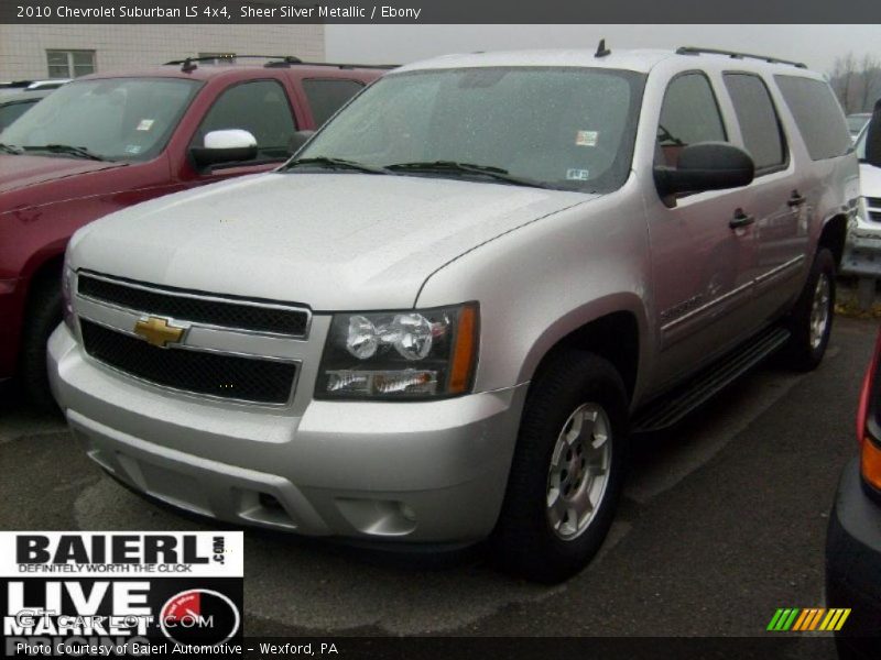 Sheer Silver Metallic / Ebony 2010 Chevrolet Suburban LS 4x4
