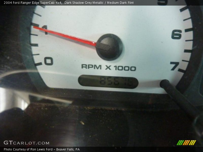 Dark Shadow Grey Metallic / Medium Dark Flint 2004 Ford Ranger Edge SuperCab 4x4