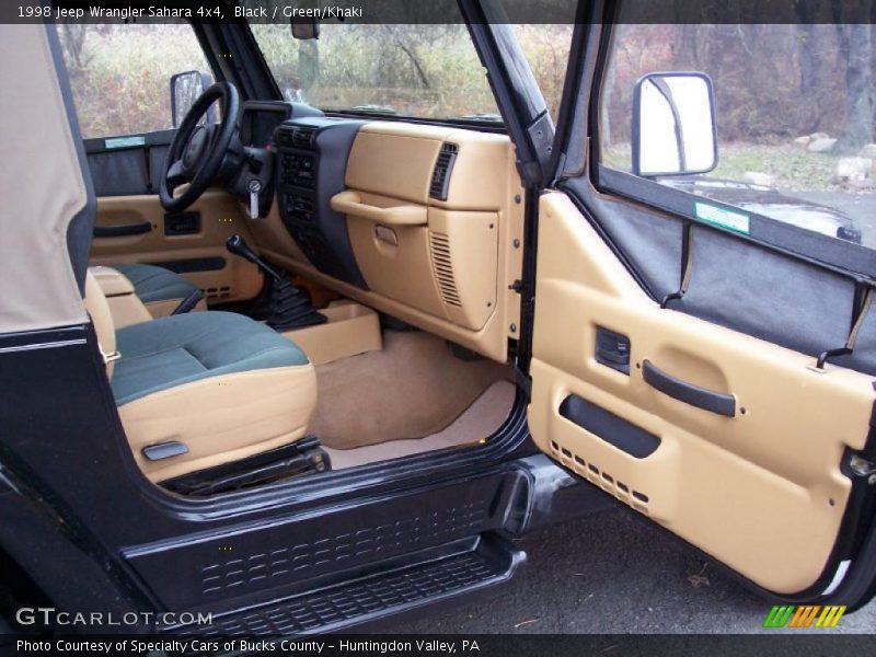 Black / Green/Khaki 1998 Jeep Wrangler Sahara 4x4