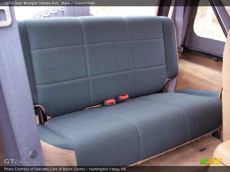  1998 Wrangler Sahara 4x4 Green/Khaki Interior