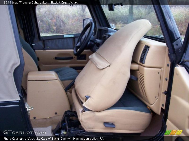  1998 Wrangler Sahara 4x4 Green/Khaki Interior