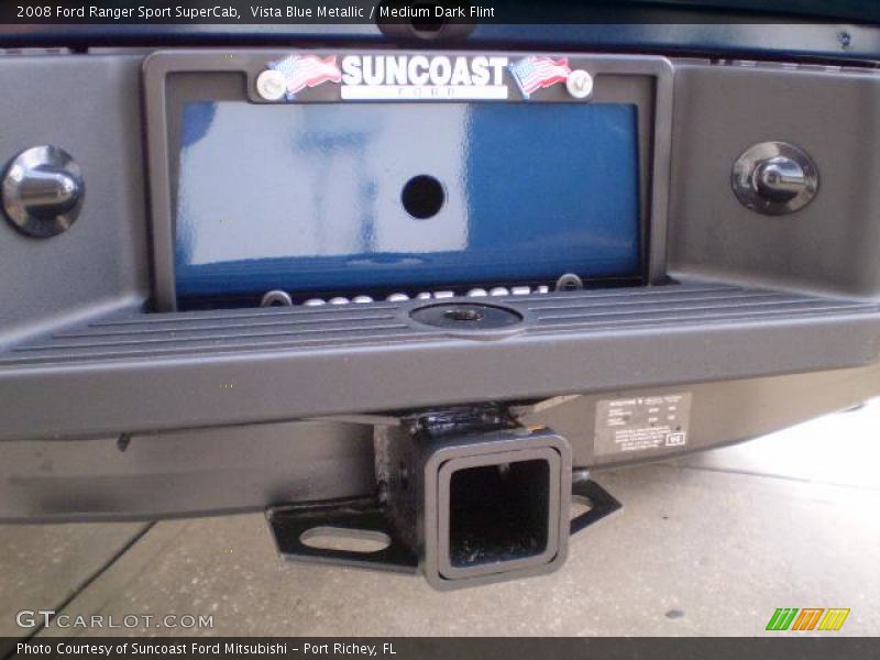 Vista Blue Metallic / Medium Dark Flint 2008 Ford Ranger Sport SuperCab