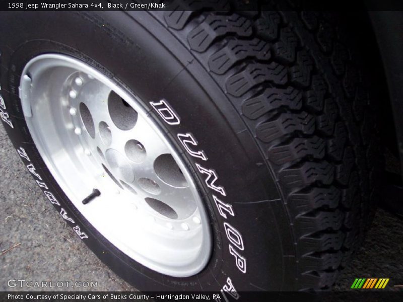 Black / Green/Khaki 1998 Jeep Wrangler Sahara 4x4