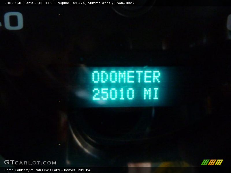 Summit White / Ebony Black 2007 GMC Sierra 2500HD SLE Regular Cab 4x4