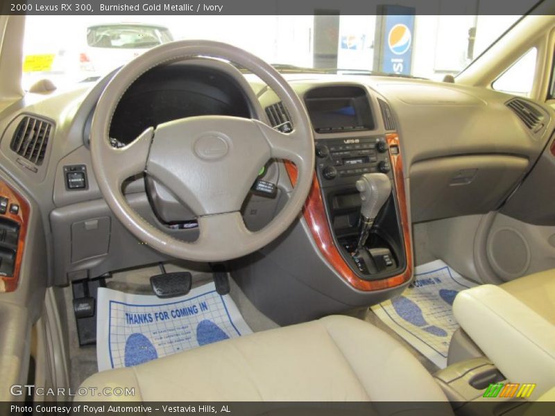 Burnished Gold Metallic / Ivory 2000 Lexus RX 300