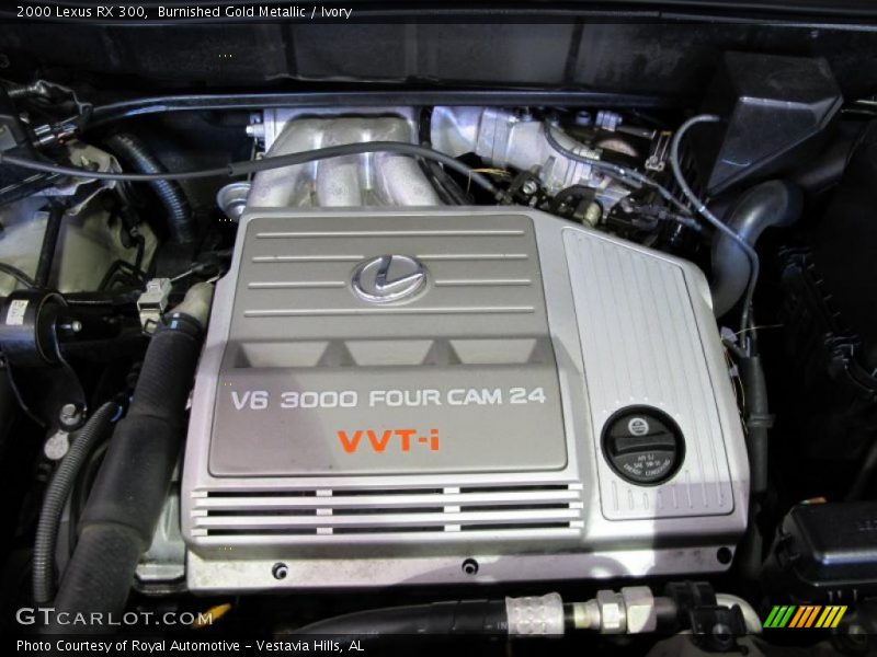 Burnished Gold Metallic / Ivory 2000 Lexus RX 300