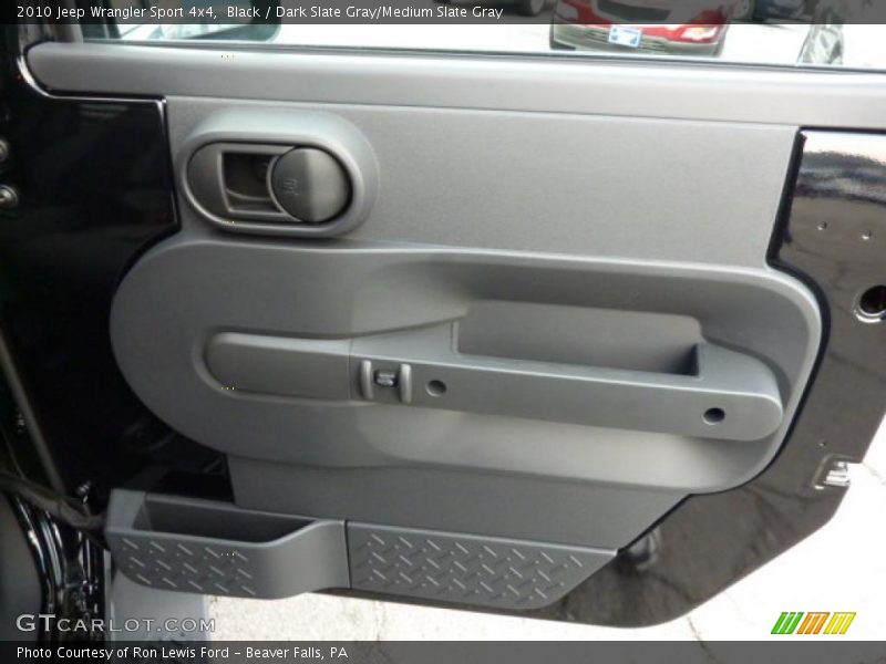 Black / Dark Slate Gray/Medium Slate Gray 2010 Jeep Wrangler Sport 4x4