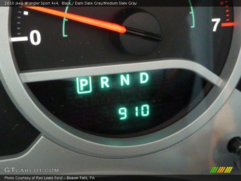 Black / Dark Slate Gray/Medium Slate Gray 2010 Jeep Wrangler Sport 4x4