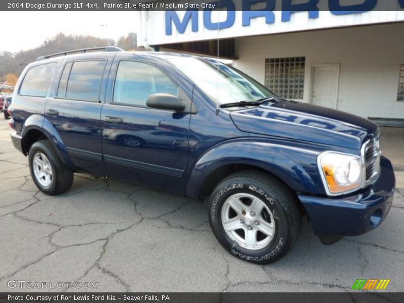 Patriot Blue Pearl / Medium Slate Gray 2004 Dodge Durango SLT 4x4