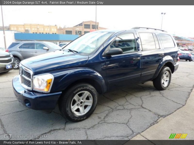 Patriot Blue Pearl / Medium Slate Gray 2004 Dodge Durango SLT 4x4