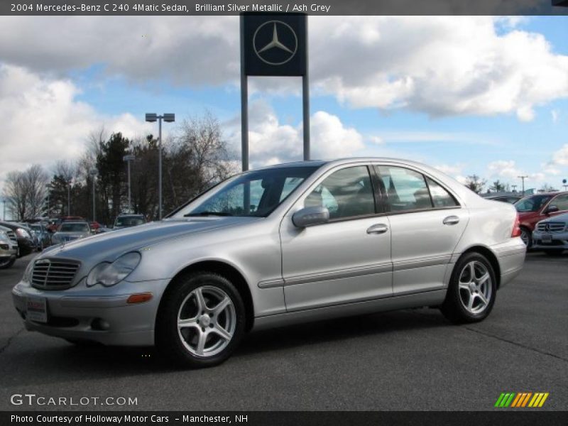 Front 3/4 View of 2004 C 240 4Matic Sedan