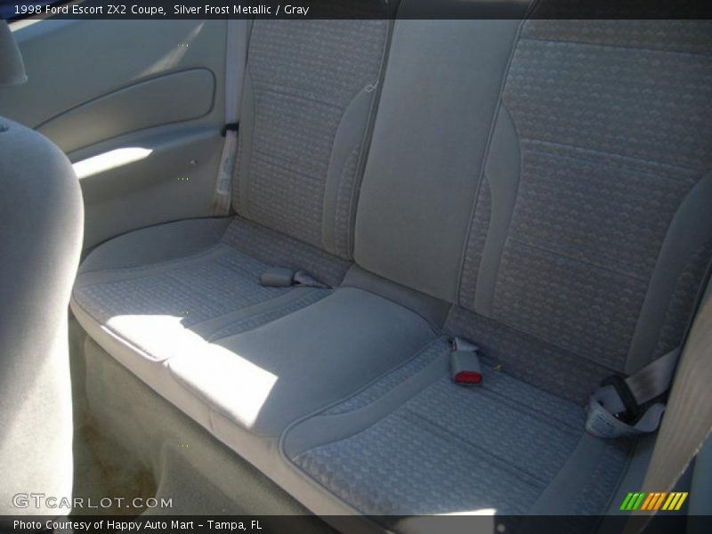 Silver Frost Metallic / Gray 1998 Ford Escort ZX2 Coupe