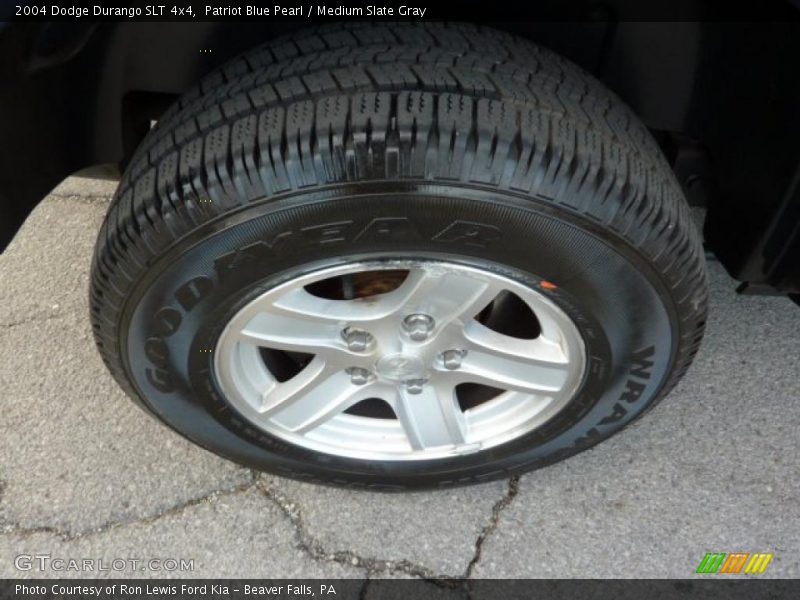 Patriot Blue Pearl / Medium Slate Gray 2004 Dodge Durango SLT 4x4