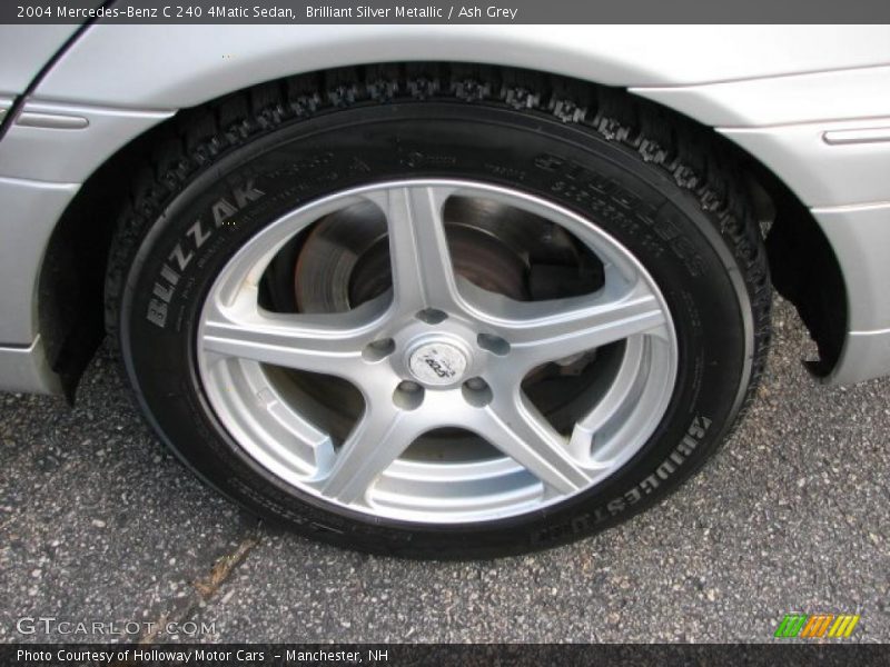 Custom Wheels of 2004 C 240 4Matic Sedan