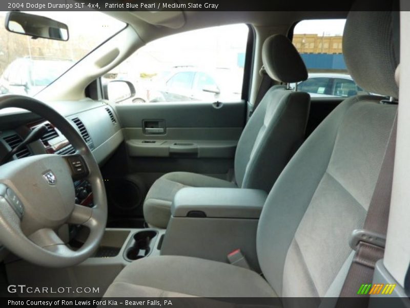 Patriot Blue Pearl / Medium Slate Gray 2004 Dodge Durango SLT 4x4
