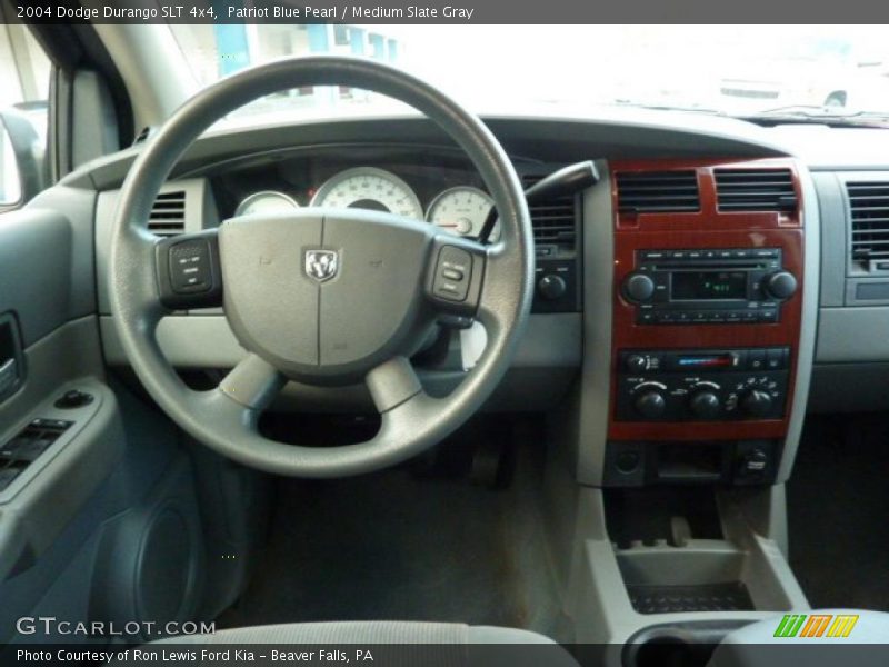 Patriot Blue Pearl / Medium Slate Gray 2004 Dodge Durango SLT 4x4
