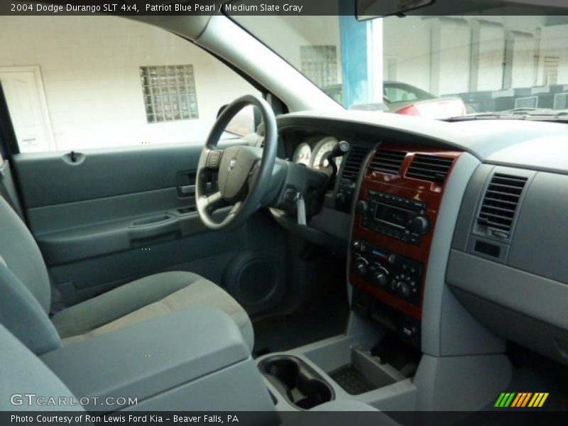 Patriot Blue Pearl / Medium Slate Gray 2004 Dodge Durango SLT 4x4