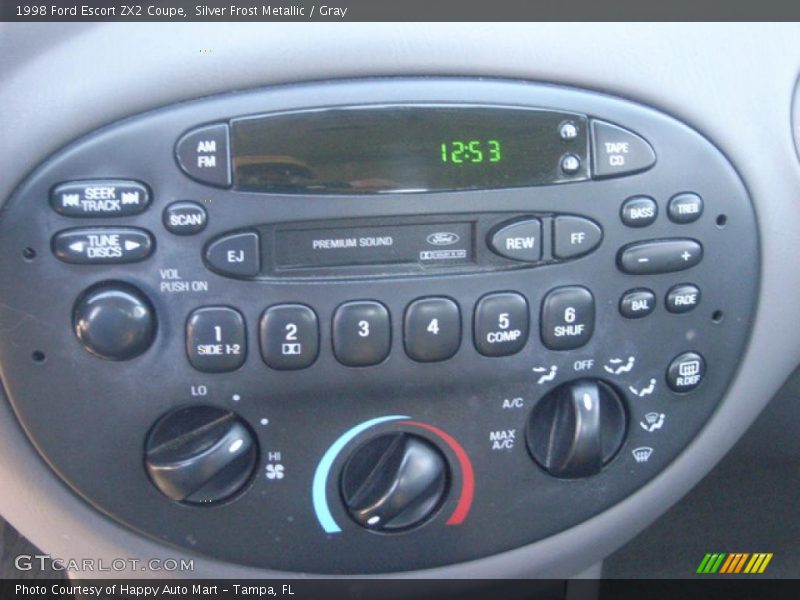 Silver Frost Metallic / Gray 1998 Ford Escort ZX2 Coupe