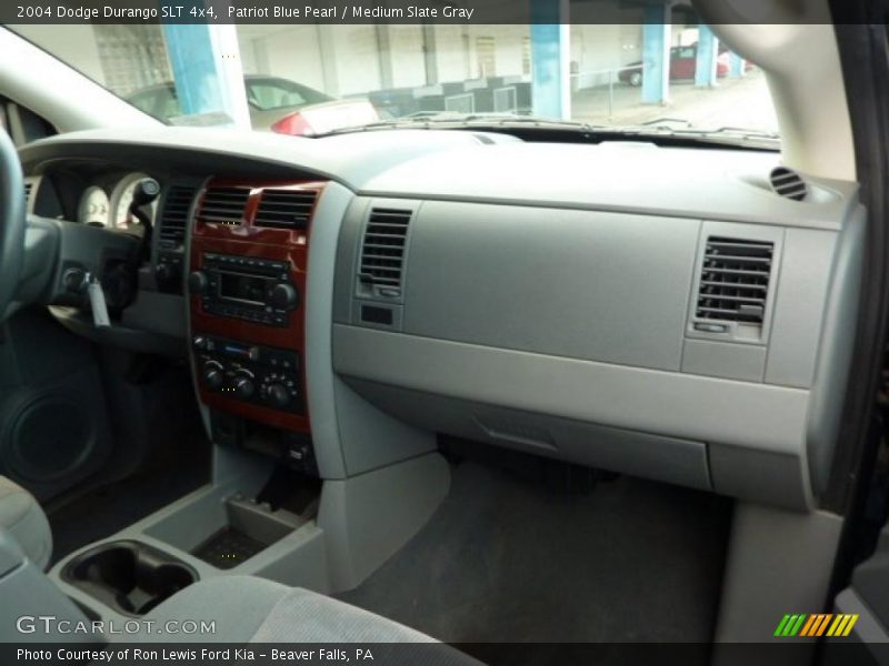 Patriot Blue Pearl / Medium Slate Gray 2004 Dodge Durango SLT 4x4