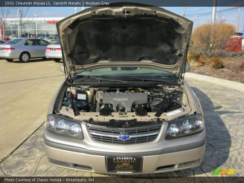 Sandrift Metallic / Medium Gray 2002 Chevrolet Impala LS