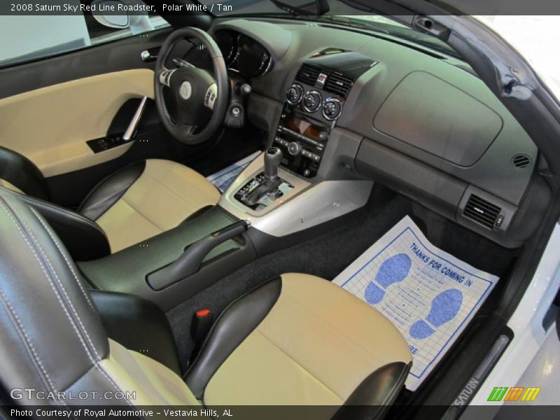  2008 Sky Red Line Roadster Tan Interior