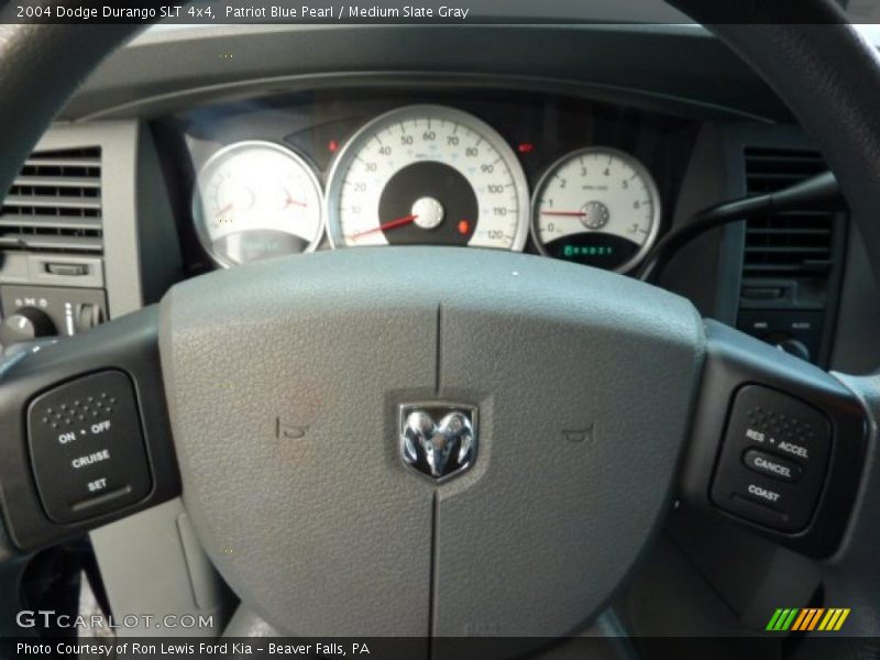 Patriot Blue Pearl / Medium Slate Gray 2004 Dodge Durango SLT 4x4