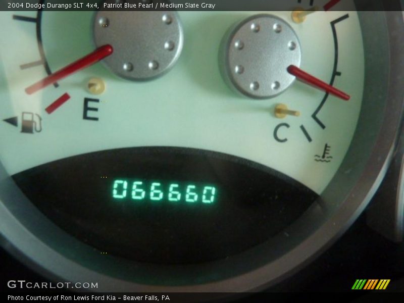 Patriot Blue Pearl / Medium Slate Gray 2004 Dodge Durango SLT 4x4