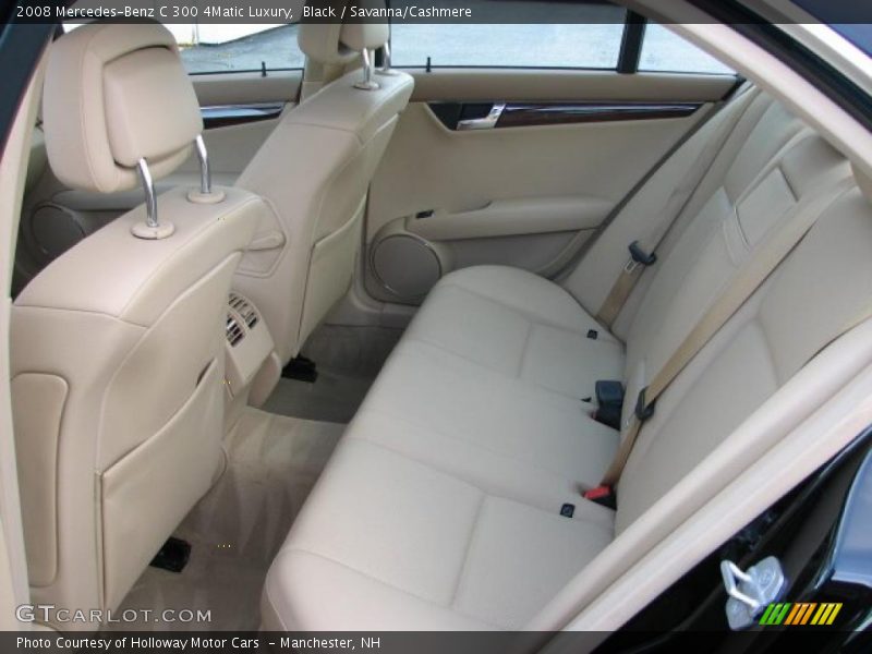 Black / Savanna/Cashmere 2008 Mercedes-Benz C 300 4Matic Luxury