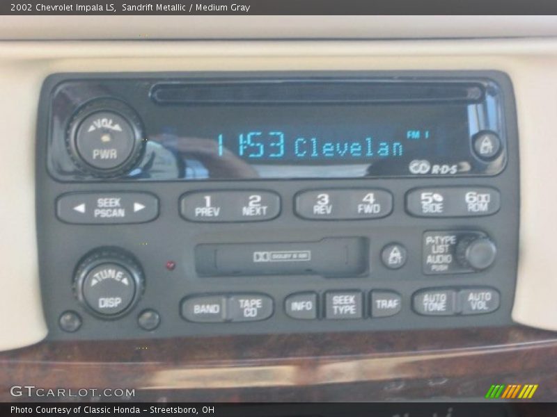 Sandrift Metallic / Medium Gray 2002 Chevrolet Impala LS