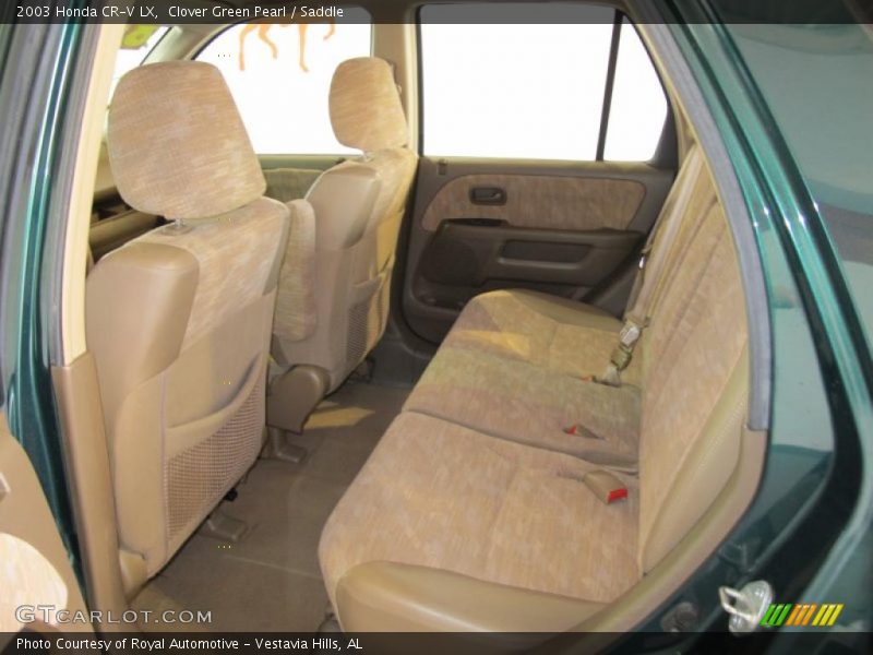 Clover Green Pearl / Saddle 2003 Honda CR-V LX