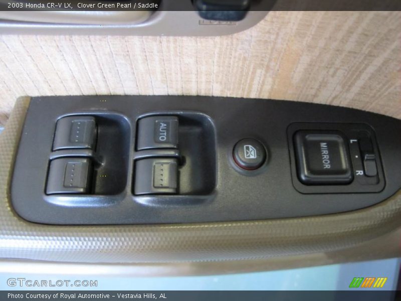 Clover Green Pearl / Saddle 2003 Honda CR-V LX
