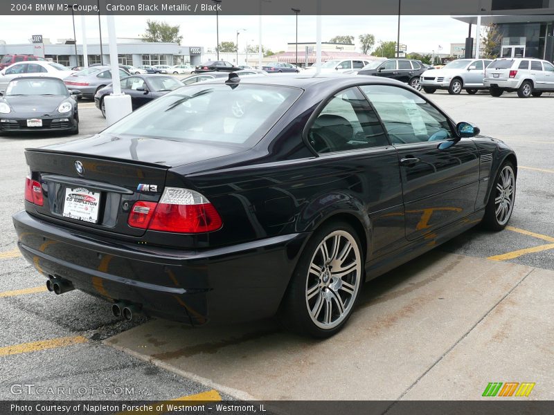 Carbon Black Metallic / Black 2004 BMW M3 Coupe