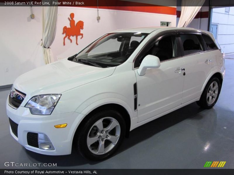 Polar White / Black 2008 Saturn VUE Red Line