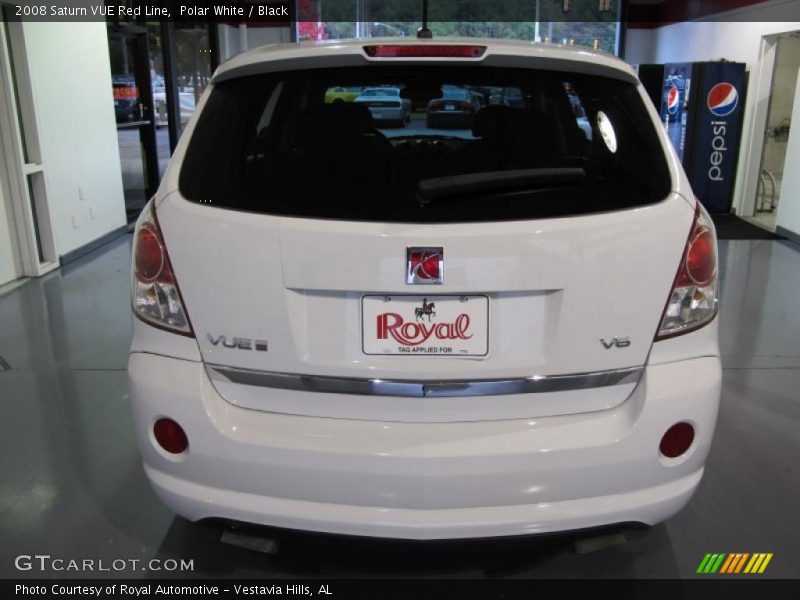 Polar White / Black 2008 Saturn VUE Red Line