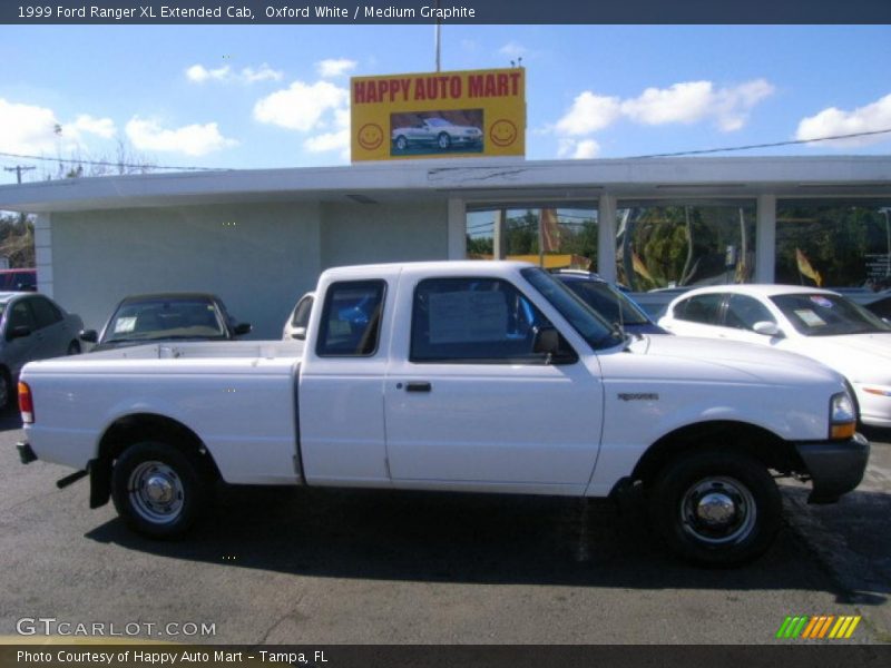 Oxford White / Medium Graphite 1999 Ford Ranger XL Extended Cab