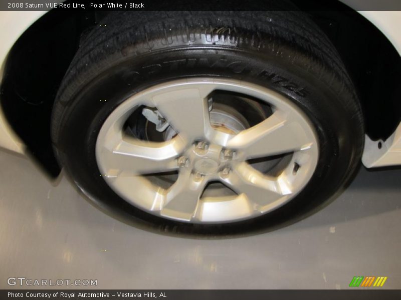 Polar White / Black 2008 Saturn VUE Red Line
