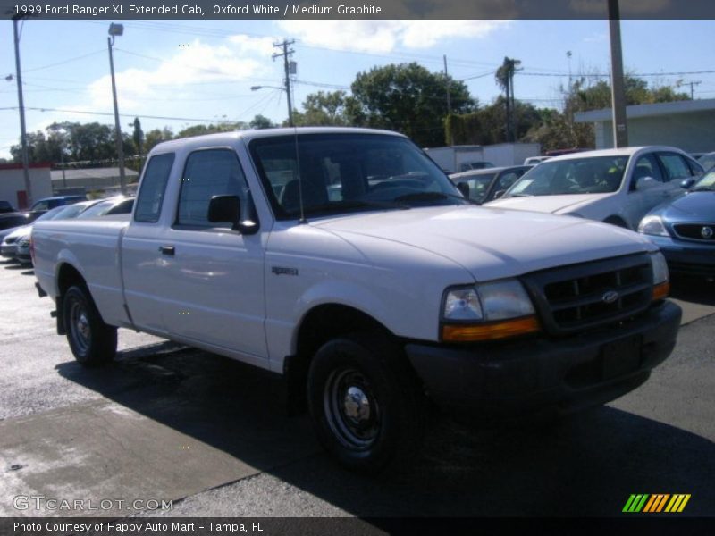 Oxford White / Medium Graphite 1999 Ford Ranger XL Extended Cab