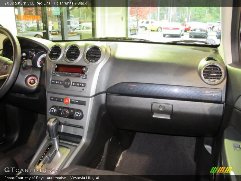 Polar White / Black 2008 Saturn VUE Red Line