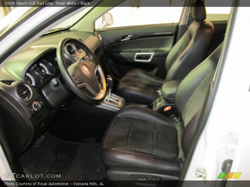 Polar White / Black 2008 Saturn VUE Red Line