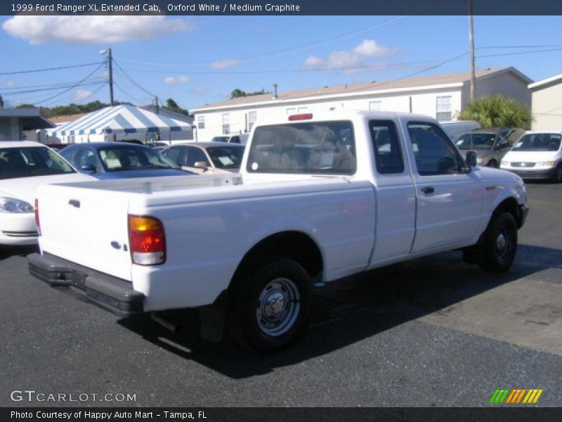Oxford White / Medium Graphite 1999 Ford Ranger XL Extended Cab